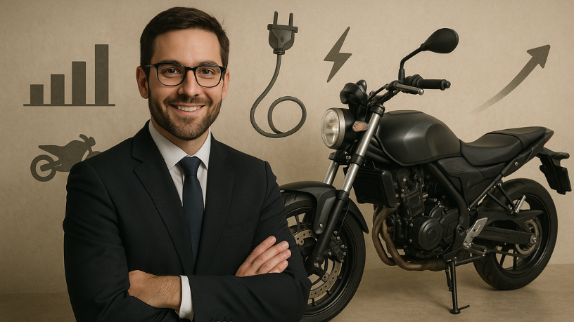 Teciomar Abila explica como a eletrificação está revolucionando o setor de duas rodas.