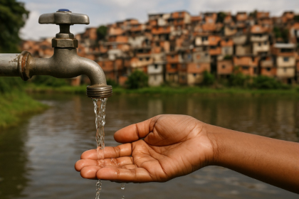 A EBS - Empresa Brasileira de Saneamento LTDA reforça que acesso à água é um direito básico e ainda marcado por desigualdades regionais.