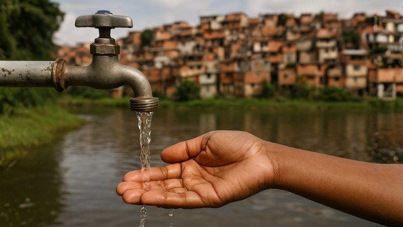 A EBS - Empresa Brasileira de Saneamento LTDA reforça que acesso à água é um direito básico e ainda marcado por desigualdades regionais.